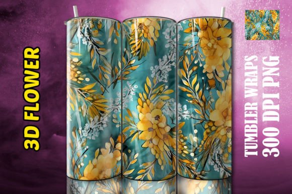 3D Flower Tumbler 42: Elevating Custom Drinkware with Digital Precision