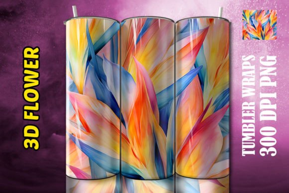 3D Flower Tumbler 57: Strategic Application for Sublimation Product Lines