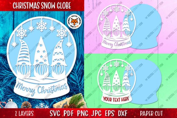 Crafting Christmas Gnomes Snow Globes: A Guide to Paper Cut and Sublimation Designs