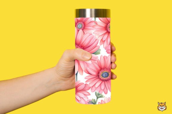 Elevating Creative Projects with Watercolor Daisy Seamless Pattern 2