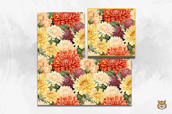 Evaluating Chrysanthemum Seamless Pattern Assets for Design Projects