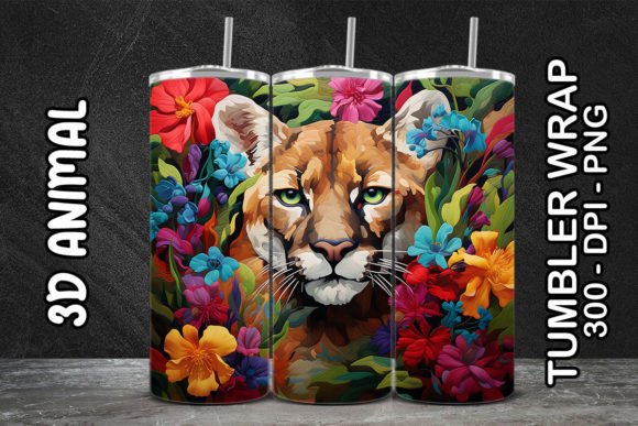 Evaluating the 3D Cougar Tumbler 3 Digital Asset for Sublimation Projects
