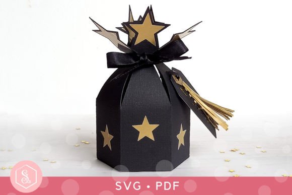 Graduation Star Box SVG PDF Template Guide