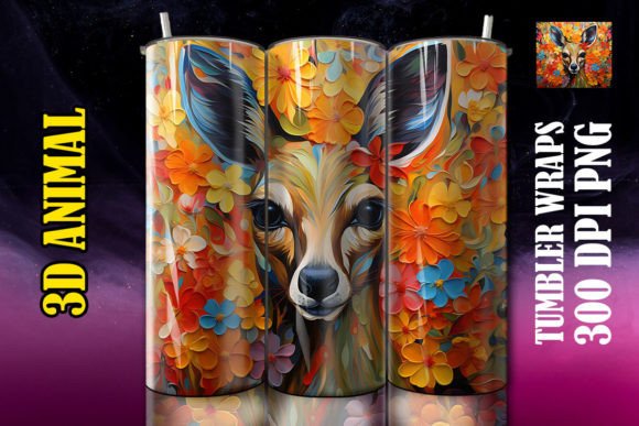 Mastering Sublimation with the 3D Kangaroo Tumbler 2 Digital Wrap