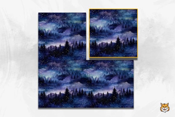 Mystic Night Sky Seamless Pattern 2: Creative Uses