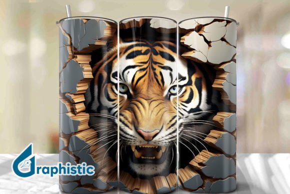 Unleashing Creativity: A Comprehensive Guide to Using Tiger 3D Smash Wall Art Digital Assets