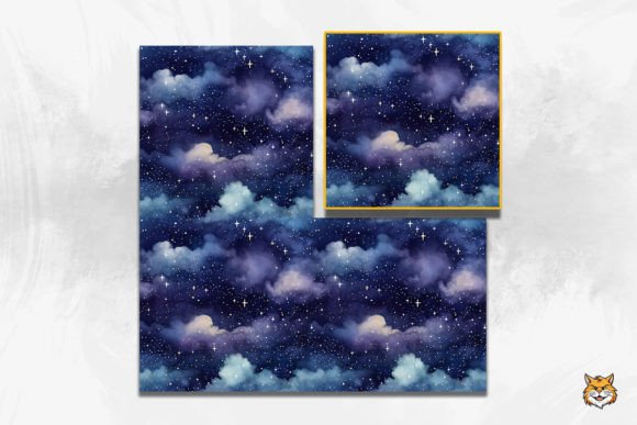 Unlocking Creative Potential with Mystic Night Sky Seamless Pattern 1