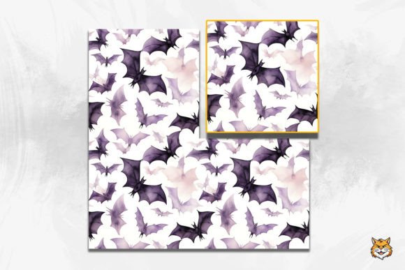 Watercolor Bats Seamless Pattern 2: Creative Uses
