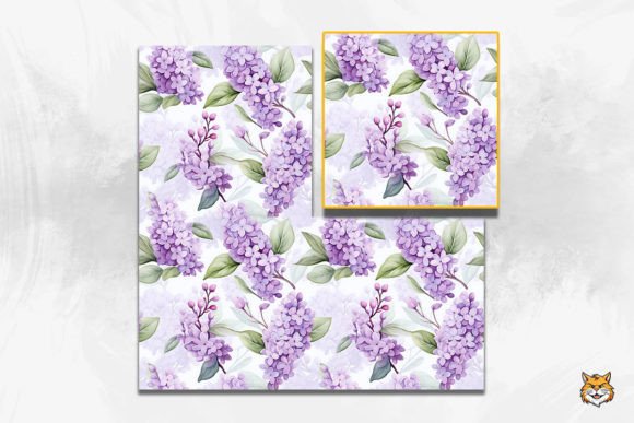Watercolor Lilac Seamless Pattern 1: Strategic Applications for Brand Identity and Creative Projects